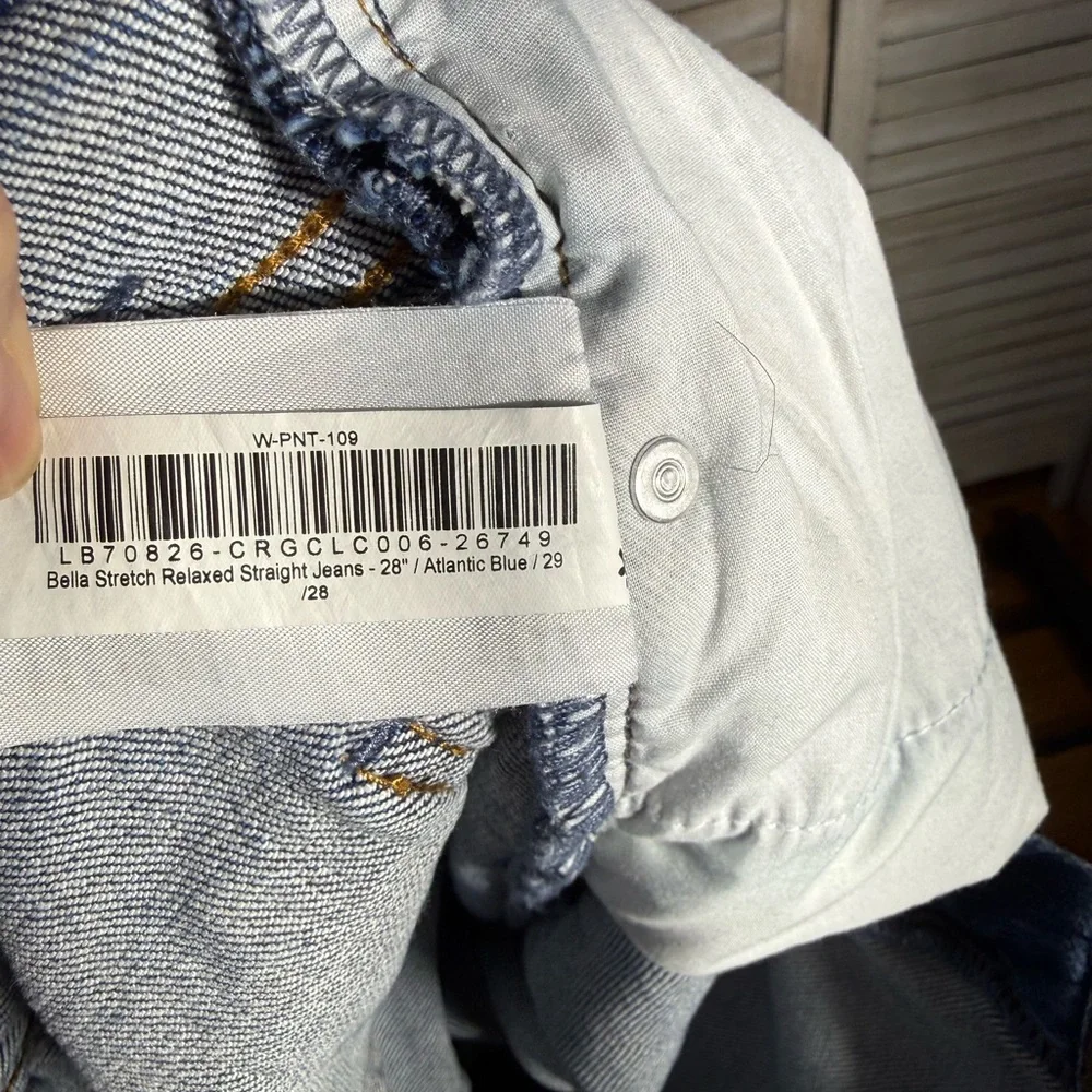 Bella Stretch Relaxed Straight Jeans 29/28 - Picture 5 of 6